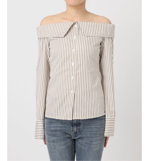 Oriens JOURNAL STANDARD「《予約》オフショルダーシャツ」|シャツ・ブラウス|