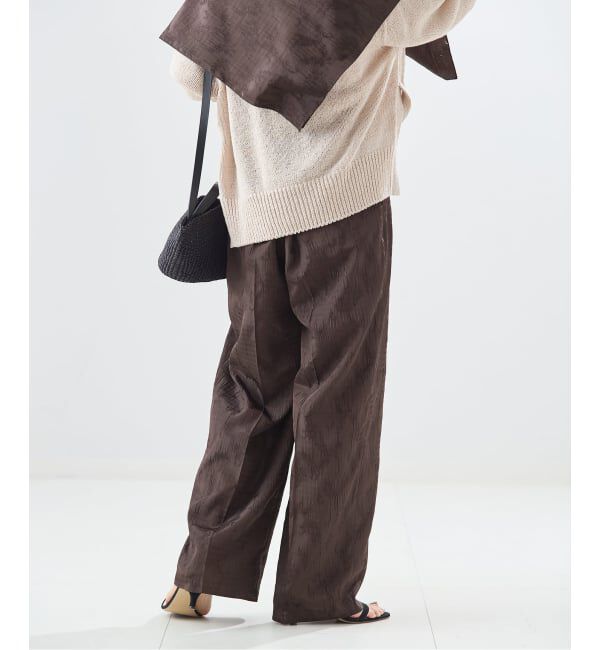 journal standard L'essage「《予約》IPEKERフラワー/ペイズリージャガード スカーフ付きパンツ」|その他|