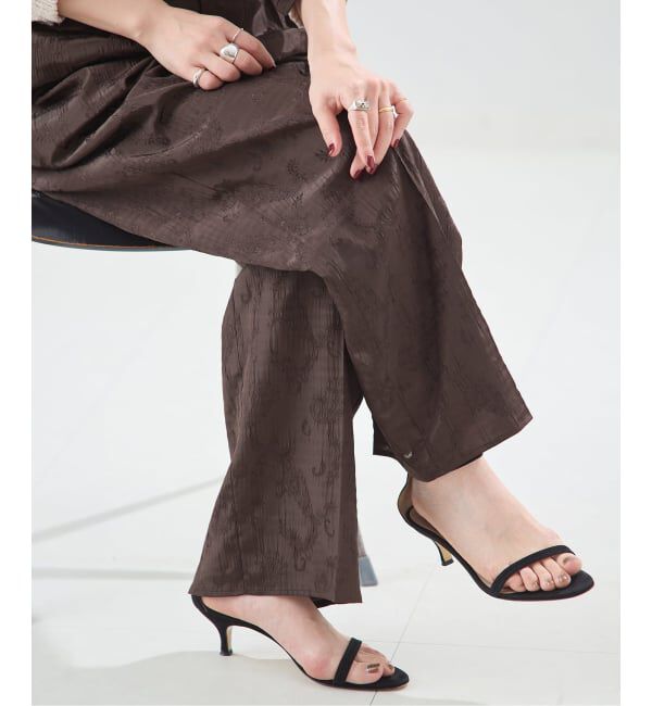 journal standard L'essage「《予約》IPEKERフラワー/ペイズリージャガード スカーフ付きパンツ」|その他|