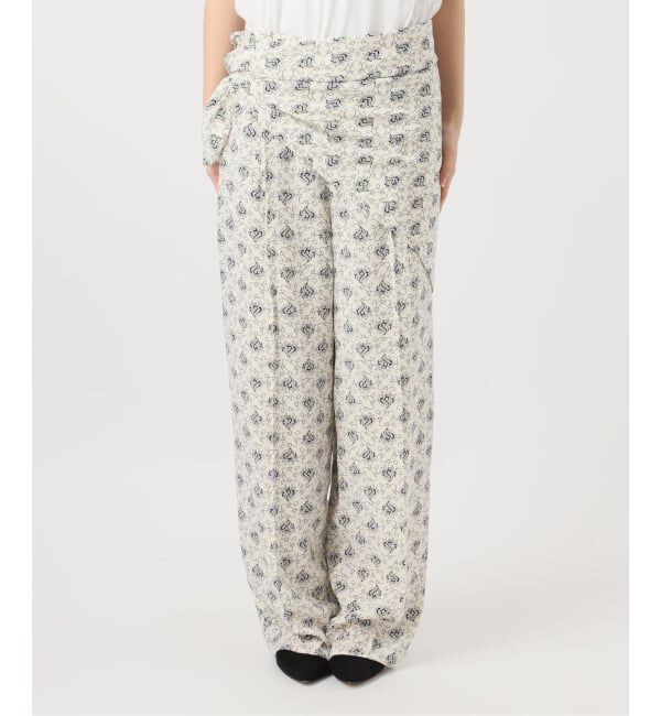 journal standard L'essage「《予約》IPEKERフラワー/ペイズリージャガード スカーフ付きパンツ」|その他|