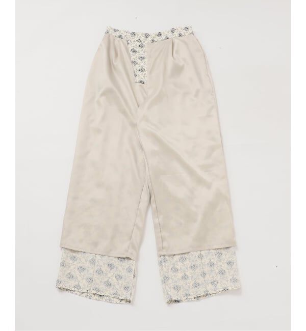 journal standard L'essage「《予約》IPEKERフラワー/ペイズリージャガード スカーフ付きパンツ」|その他|