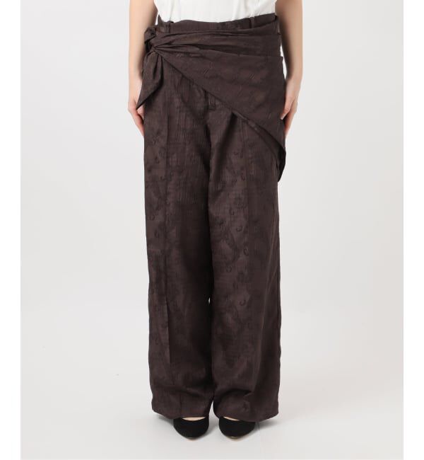 journal standard L'essage「《予約》IPEKERフラワー/ペイズリージャガード スカーフ付きパンツ」|その他|