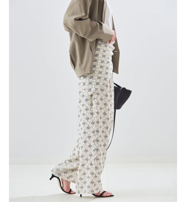 journal standard L'essage「《予約》IPEKERフラワー/ペイズリージャガード スカーフ付きパンツ」|その他|