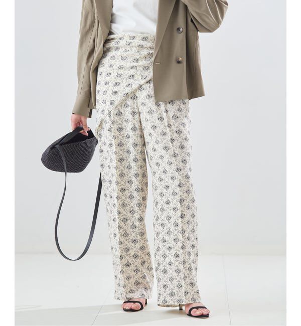 journal standard L'essage「《予約》IPEKERフラワー/ペイズリージャガード スカーフ付きパンツ」|その他|