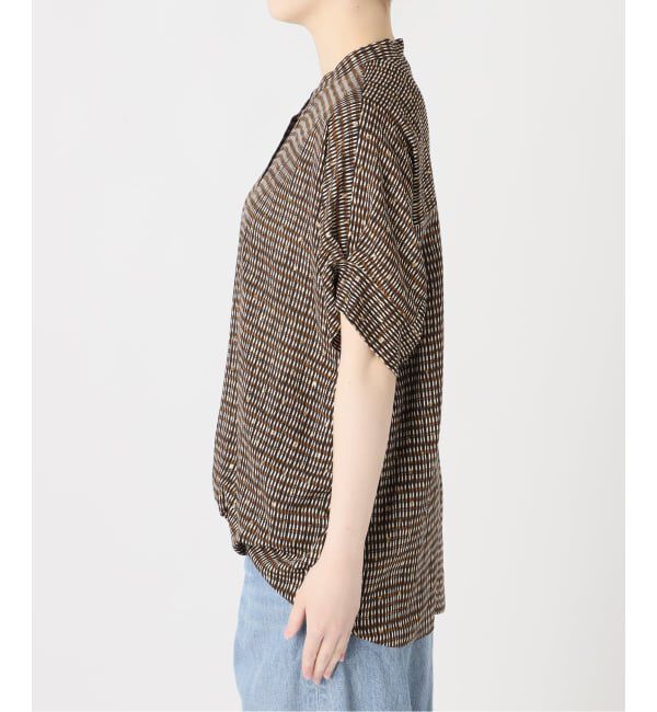 journal standard L'essage「《予約》【WEB限定カラーあり】DEVEAUX GOLDラメモノトーンシャツ」|シャツ・ブラウス|