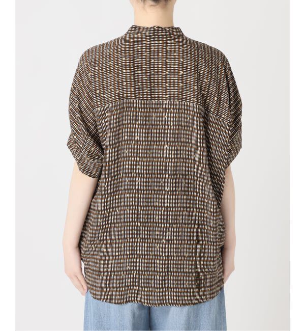 journal standard L'essage「《予約》【WEB限定カラーあり】DEVEAUX GOLDラメモノトーンシャツ」|シャツ・ブラウス|