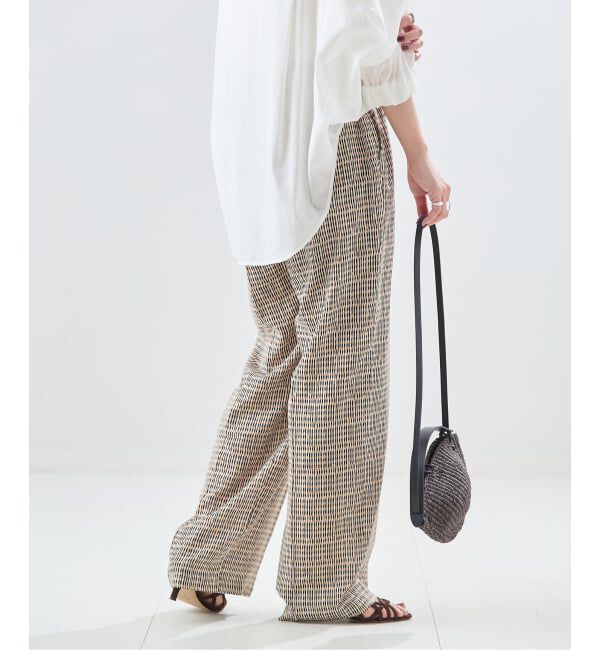 journal standard L'essage「《追加予約》【WEB限定カラーあり】DEVEAUX GOLDラメモノトーンイージーパンツ」|その他|