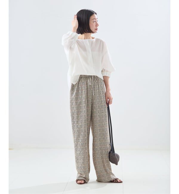 journal standard L'essage「《追加予約》【WEB限定カラーあり】DEVEAUX GOLDラメモノトーンイージーパンツ」|その他|