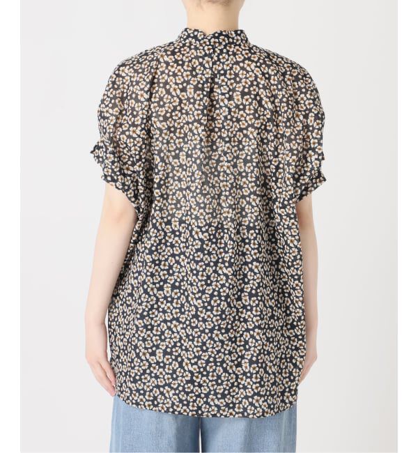 journal standard L'essage「《予約》DEVEAUXフラワー&チェック/無地タックスリーブシャツ」|シャツ・ブラウス|