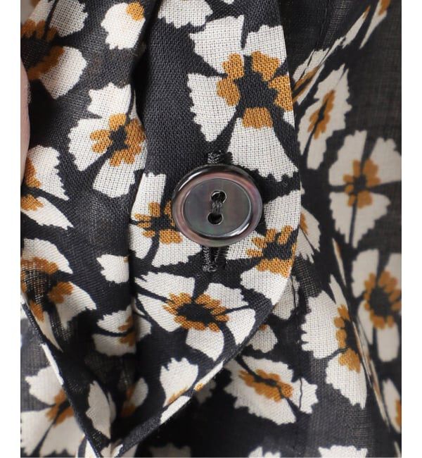 journal standard L'essage「《予約》DEVEAUXフラワー&チェック/無地タックスリーブシャツ」|シャツ・ブラウス|