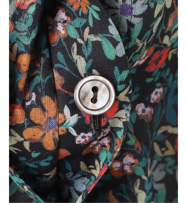 journal standard L'essage「《予約》DEVEAUXフラワー&チェック/無地タックスリーブシャツ」|シャツ・ブラウス|