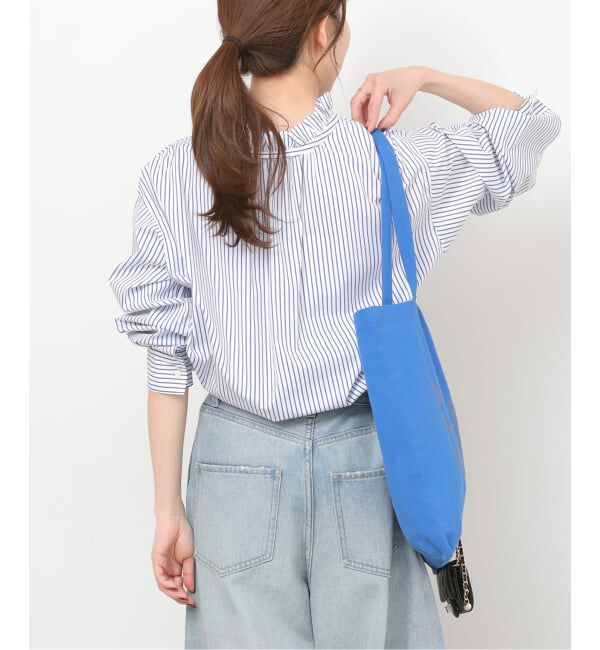 JOURNAL STANDARD relume「《予約》ハイカウントストライプスタンドカラー2way」|シャツ・ブラウス|