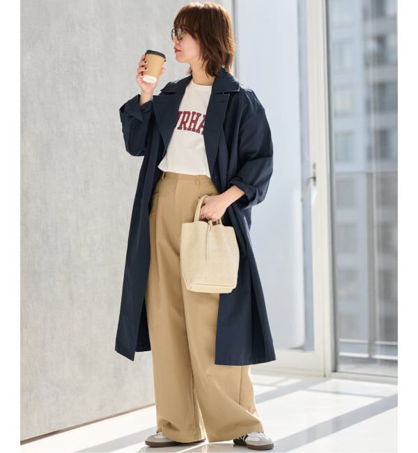 JOURNAL STANDARD relume「《追加予約 / 新色 / 洗濯機洗い可》コットンナイロンライトトレンチコート」|トレンチコート|