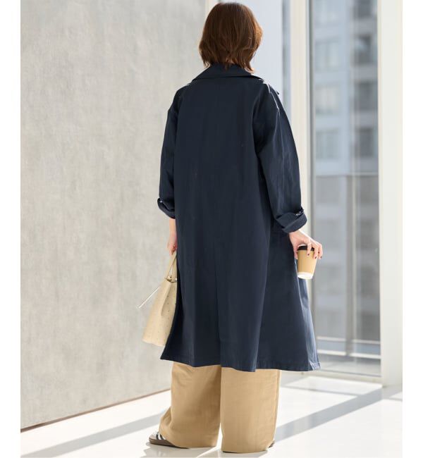 JOURNAL STANDARD relume「《追加予約 / 新色 / 洗濯機洗い可》コットンナイロンライトトレンチコート」|トレンチコート|