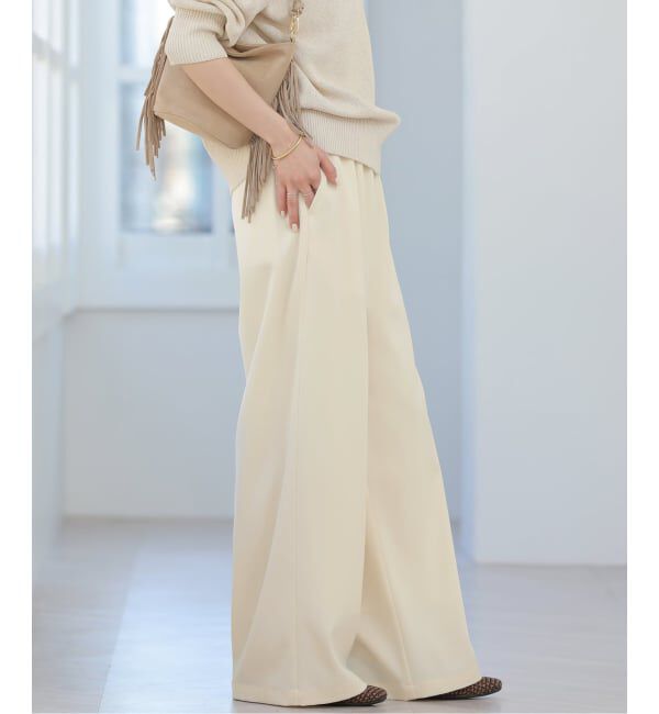 JOURNAL STANDARD relume「《予約》［26SS新作］ウォッシャブルヘビーツイルイージーワイド」|その他|ホワイト