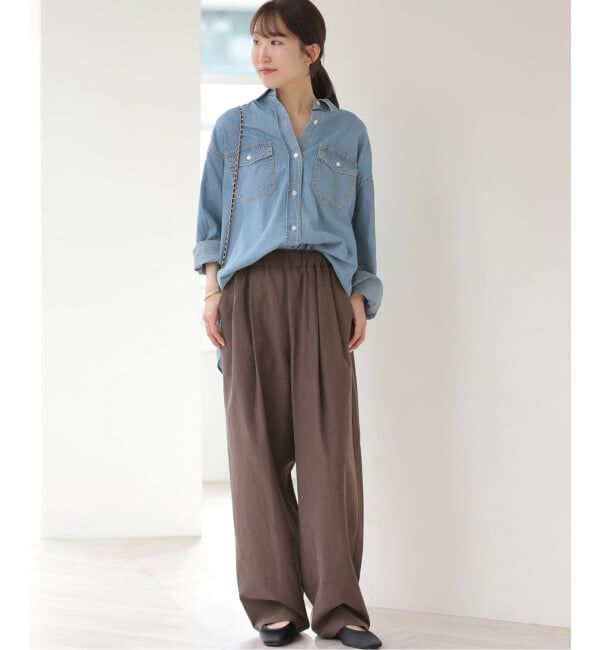 JOURNAL STANDARD relume「《予約》［26SS新作］リネンミックスリラックスカーブパンツ」|その他|