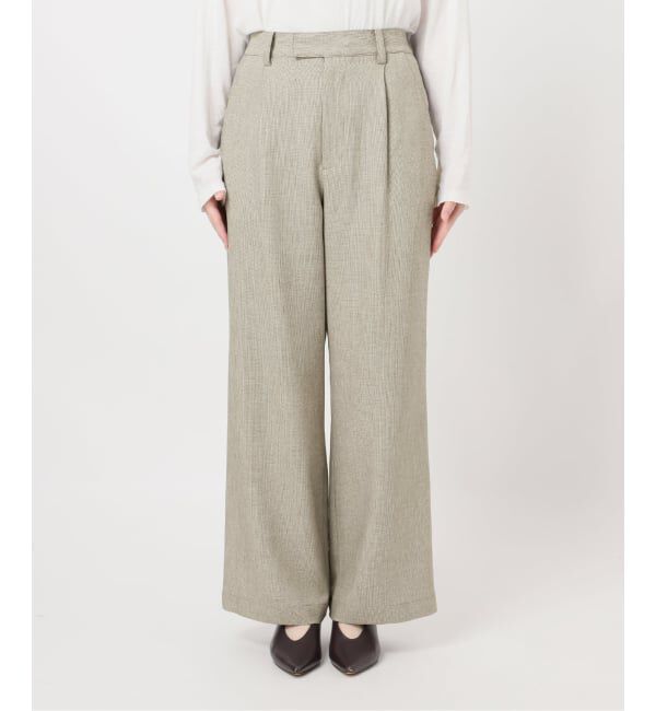 JOURNAL STANDARD relume「《予約》［26SS新作 / 防シワ］メランジドビータックパンツ」|スラックス|