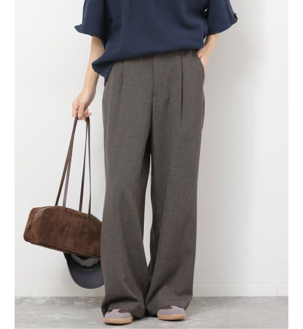 JOURNAL STANDARD relume「《予約》［26SS新作 / 防シワ］メランジドビータックパンツ」|スラックス|