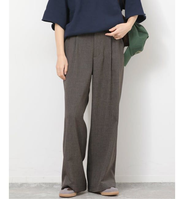 JOURNAL STANDARD relume「《予約》［26SS新作 / 防シワ］メランジドビータックパンツ」|スラックス|