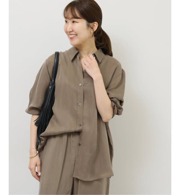 JOURNAL STANDARD relume「《予約》［26SS新作］キュプラオーバーサイズシャツ」|シャツ・ブラウス|