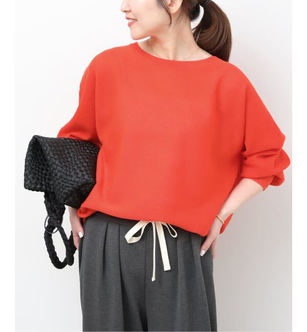 JOURNAL STANDARD relume「《予約》［26SS新作］リネンミックスシアードルマンプルオーバー」|ニット・セーター|レッド