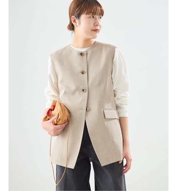 journal standard L'essage「《予約》リノオックス ノーカラーベスト」|ダウンベスト・ベスト|
