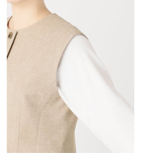 journal standard L'essage「《予約》リノオックス ノーカラーベスト」|ダウンベスト・ベスト|