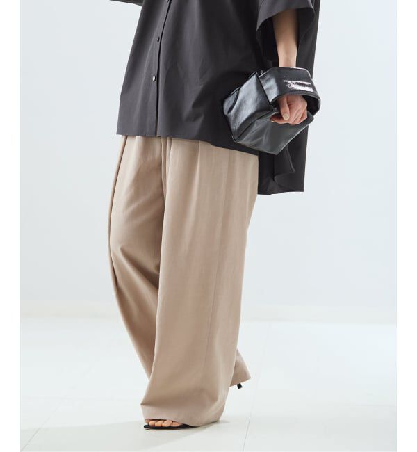 journal standard L'essage「《予約》リノリオグログランタックパンツ」|スラックス|