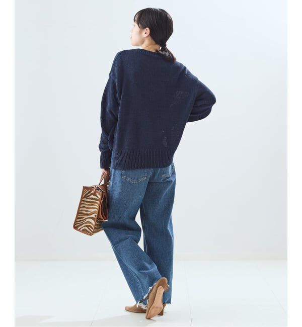 journal standard L'essage「《予約》コットンTAPEワイドプルオーバー」|ニット・セーター|