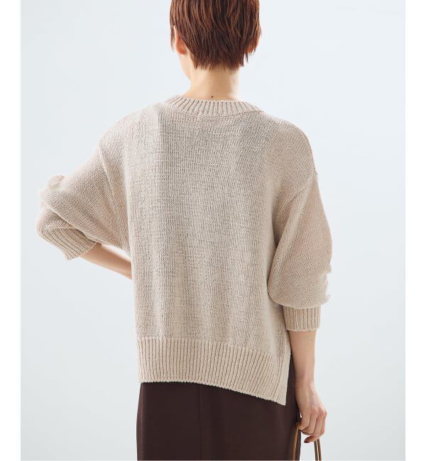 journal standard L'essage「《予約》コットンTAPEワイドプルオーバー」|ニット・セーター|