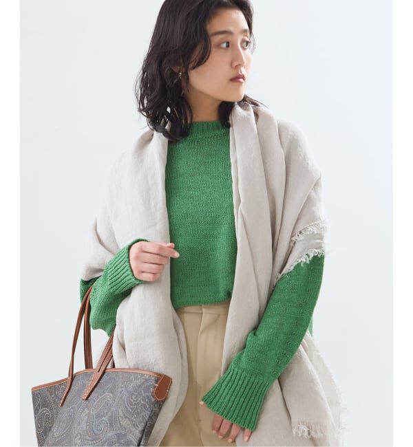 journal standard L'essage「《予約》コットンTAPEワイドプルオーバー」|ニット・セーター|