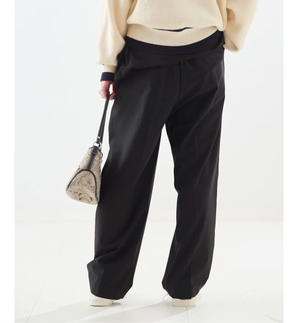 journal standard L'essage「《予約》無地/ストライプテーパードパンツ」|スラックス|