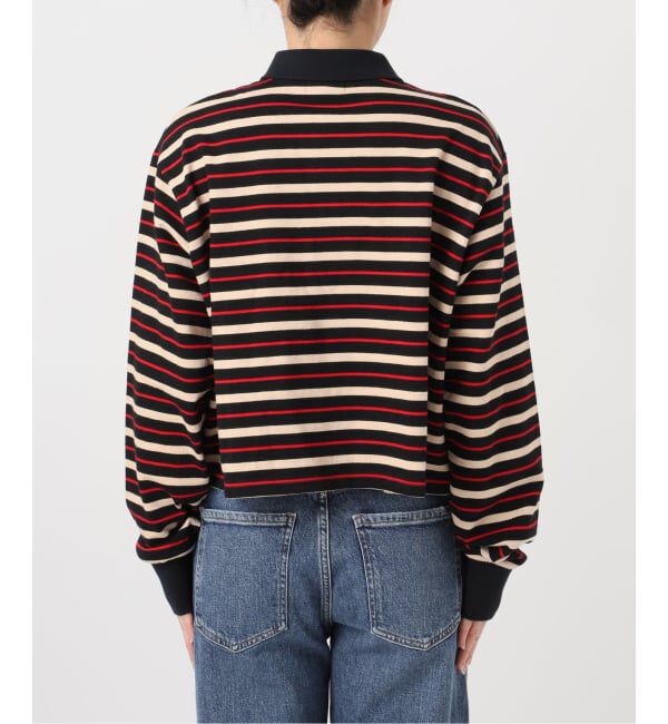 journal standard L'essage「《予約》マルチボーダーロングスリーブポロシャツ」|Tシャツ・カットソー|
