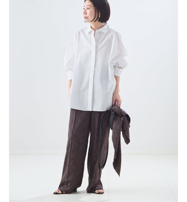 journal standard L'essage「《予約》SIDOGRASボリュームスリーブシャツ」|シャツ・ブラウス|