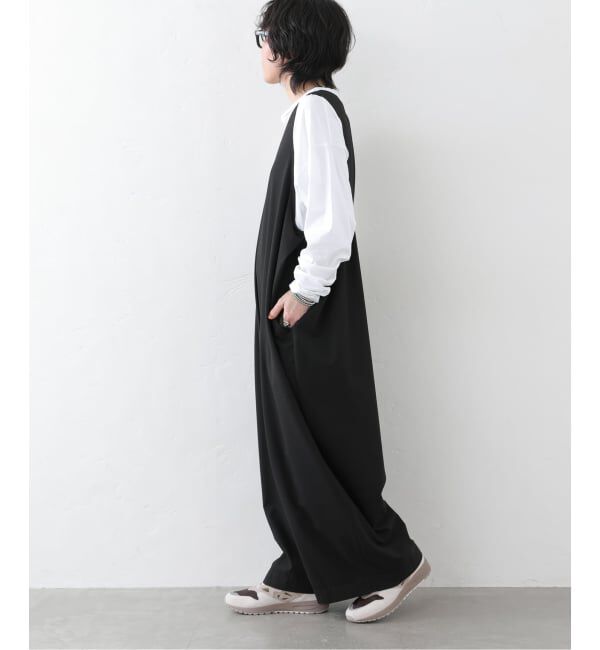 journal standard luxe「《予約》TRストレッチ Vネックサロペット」|オールインワン|