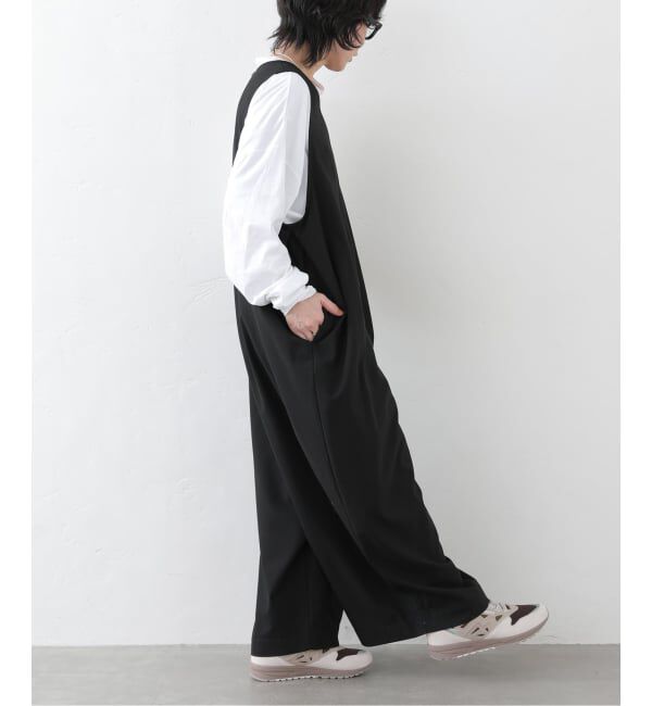 journal standard luxe「《予約》TRストレッチ Vネックサロペット」|オールインワン|