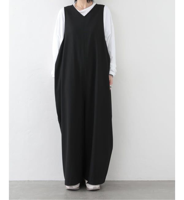 journal standard luxe「《予約》TRストレッチ Vネックサロペット」|オールインワン|