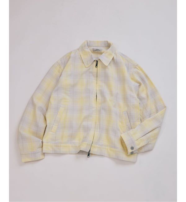 JOURNAL STANDARD relume「《予約》チェック ショート シャツブルゾン」|その他|イエロー