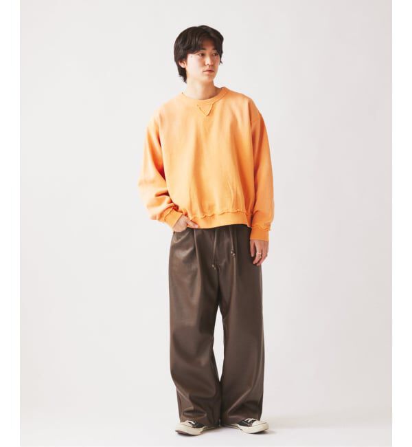 JOURNAL STANDARD relume「《予約》フェイクレザー ワイドストレート イージーパンツ」|その他|