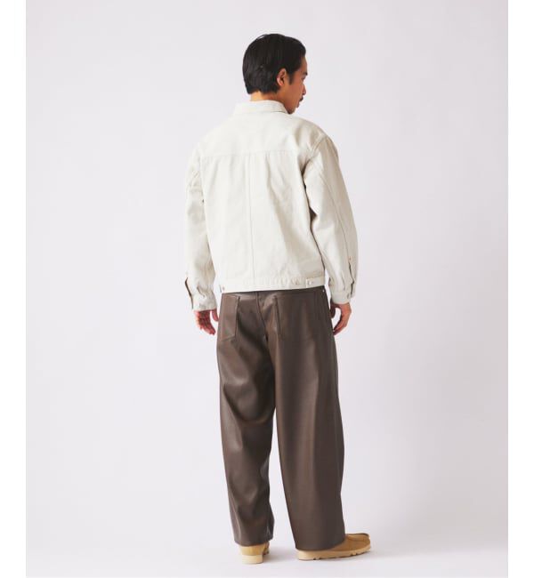 JOURNAL STANDARD relume「《予約》フェイクレザー ワイドストレート イージーパンツ」|その他|