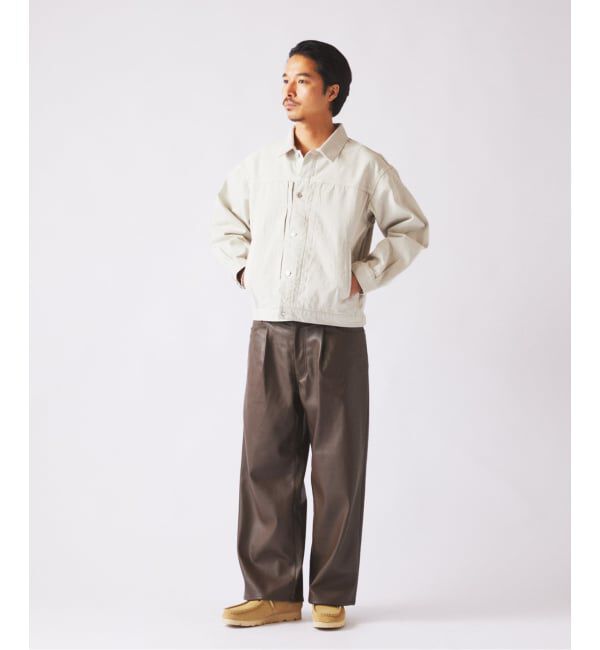 JOURNAL STANDARD relume「《予約》フェイクレザー ワイドストレート イージーパンツ」|その他|