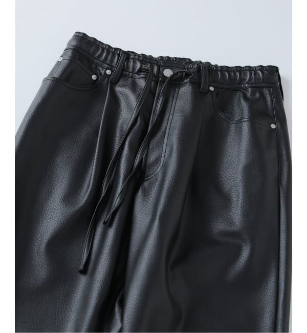 JOURNAL STANDARD relume「《予約》フェイクレザー ワイドストレート イージーパンツ」|その他|