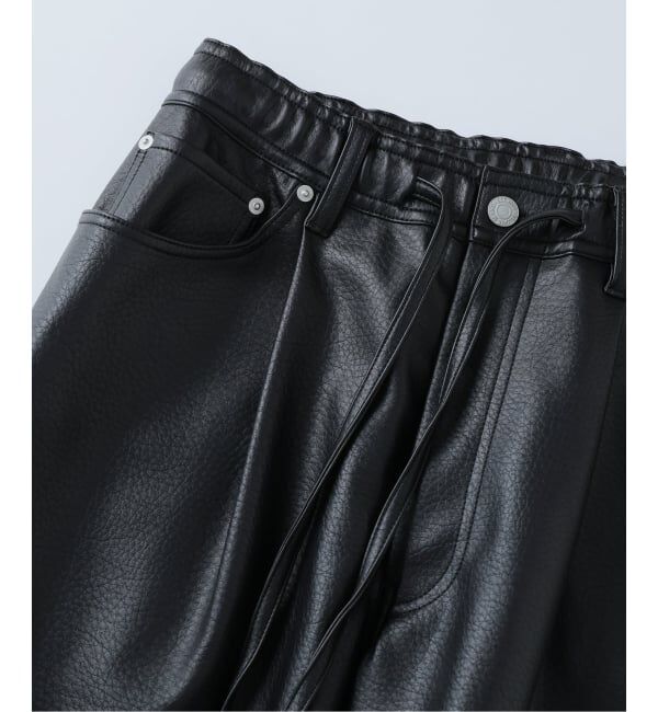 JOURNAL STANDARD relume「《予約》フェイクレザー ワイドストレート イージーパンツ」|その他|