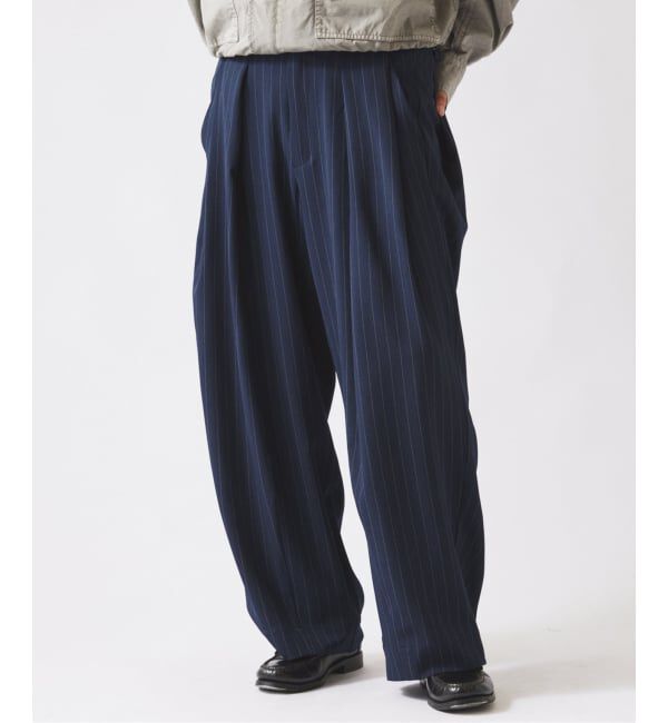 JOURNAL STANDARD relume「《予約》ダブルプリーツ ヒールカット スラックス」|スラックス|