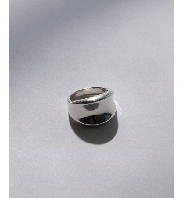 Spick and Span「【SAMH by LILAS】カーブワイド平甲丸リング SV」|リング|シルバー