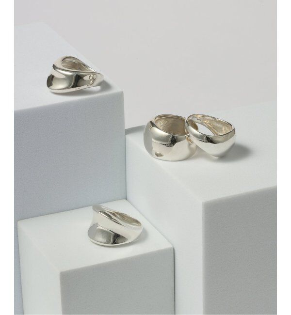 Spick and Span「【SAMH by LILAS】カーブワイド平甲丸リング SV」|リング|