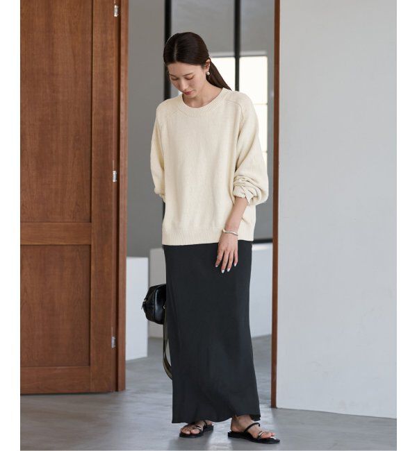 FRAMeWORK「≪追加≫キュプラバイアスサテンロングスカート」|スカート|