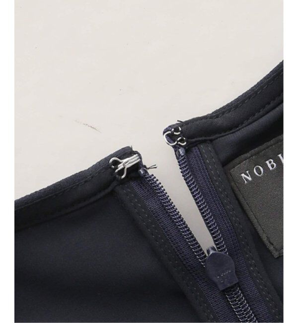 NOBLE「《追加》ダブルクレープスリーブレスオールインワン2」|オールインワン|