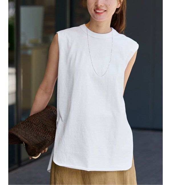 FRAMeWORK「ATON/エイトン 12/-AIR SPINNING ROUND HEM タンクトップ」|タンクトップ|