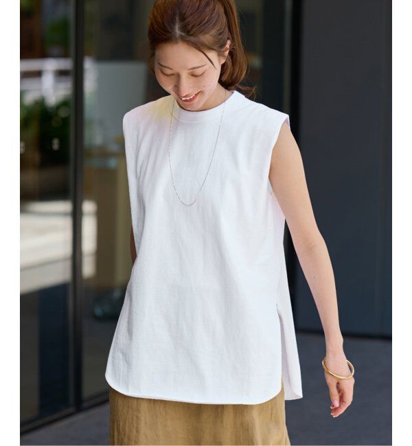 FRAMeWORK「ATON/エイトン 12/-AIR SPINNING ROUND HEM タンクトップ」|タンクトップ|